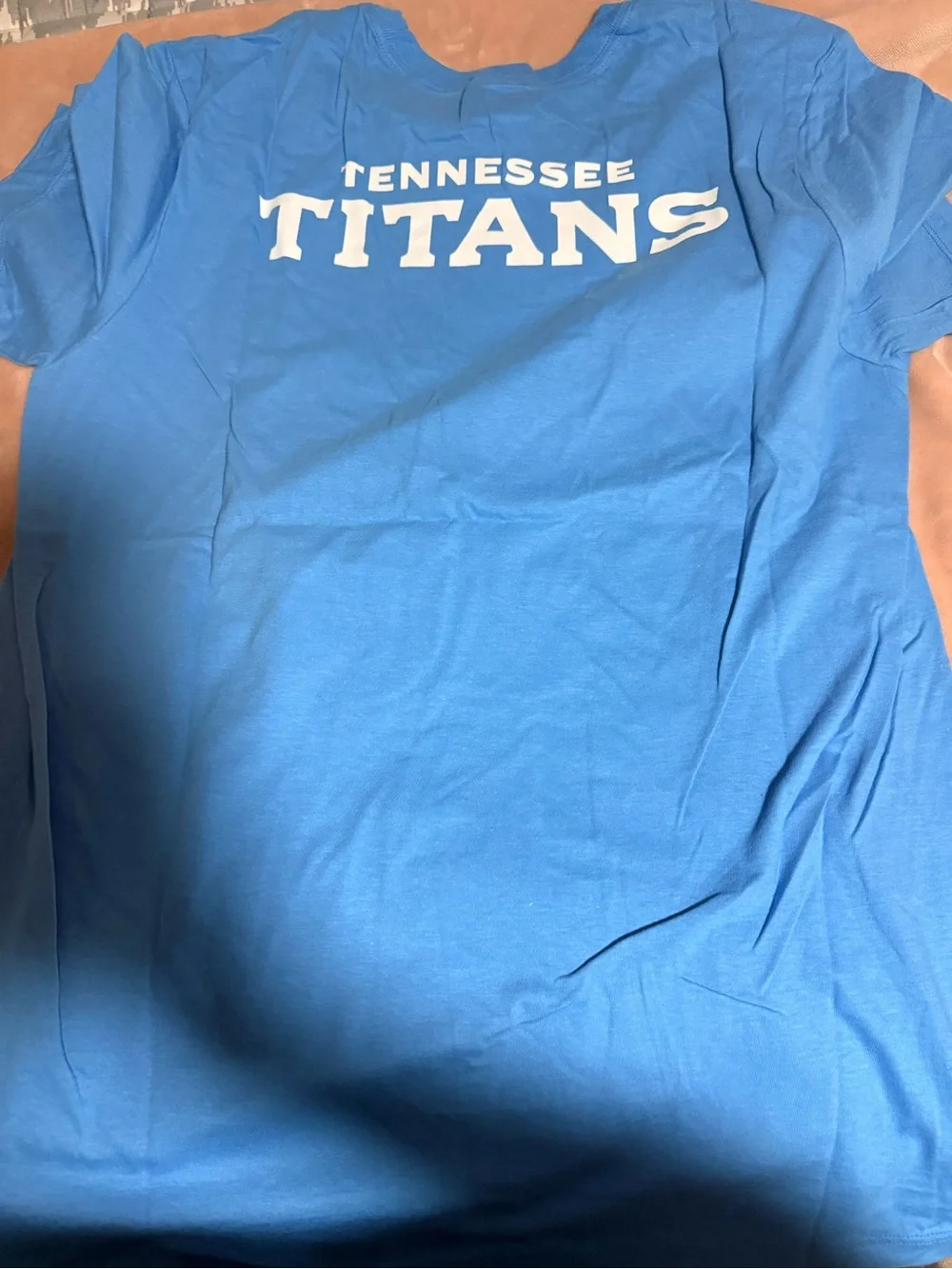 Nike Light Blue Tennessee Titans Short Sleeve Tee - Men's